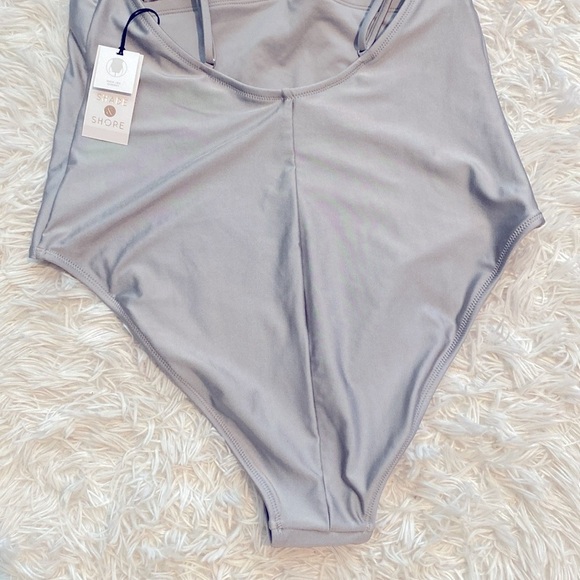 Nwt Sand & Shore silver swimming suit One Piece - Picture 7 of 8